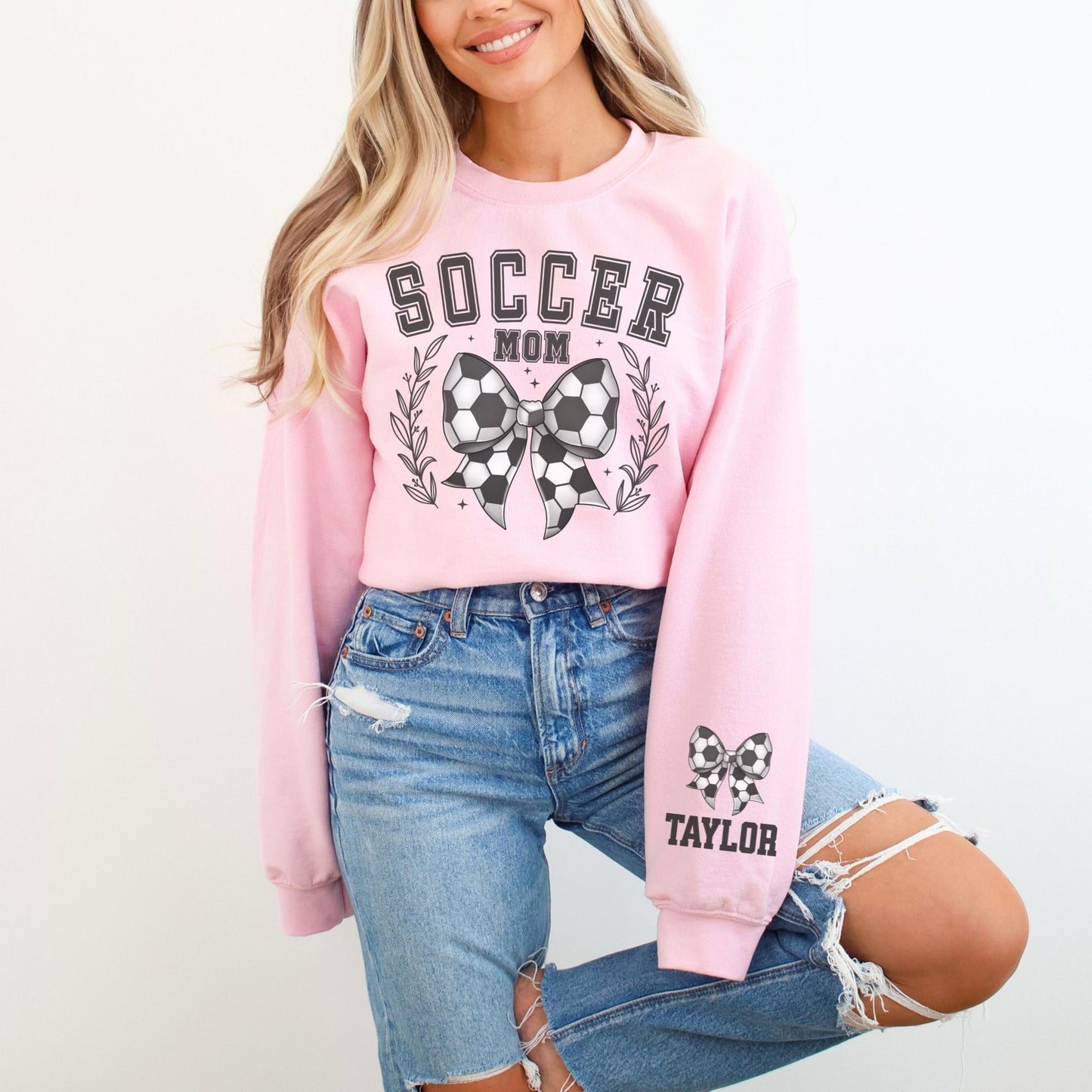 Personalized Soccer Mom Sweatshirt