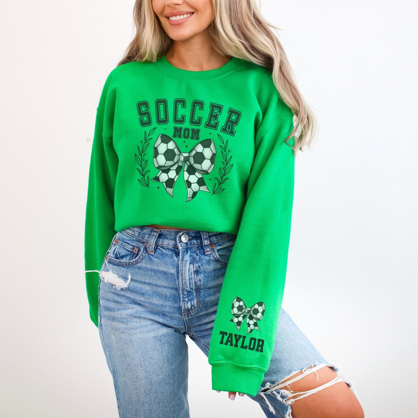 Personalized Soccer Mom Sweatshirt