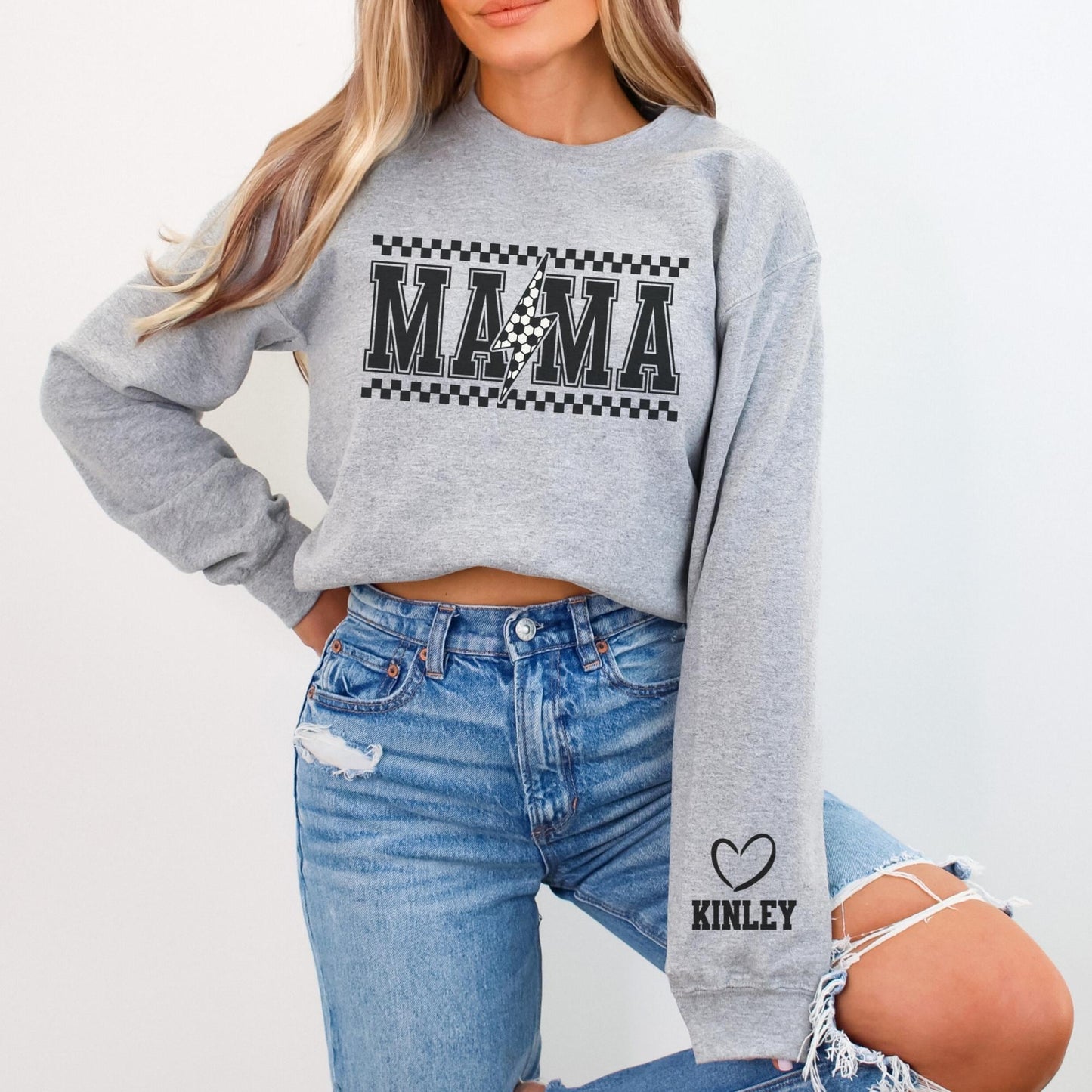 Personalized Soccer Mama Sweatshirt