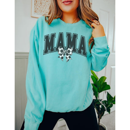 Soccer Mom Bow Sweatshirt