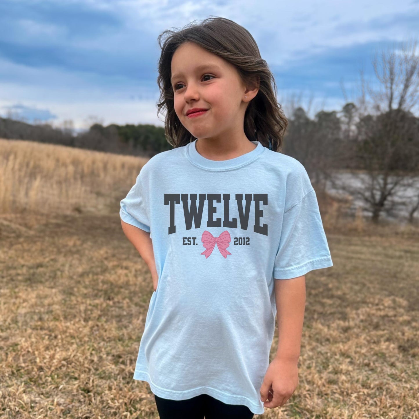 Coquette Bow Twelfth Birthday Shirt