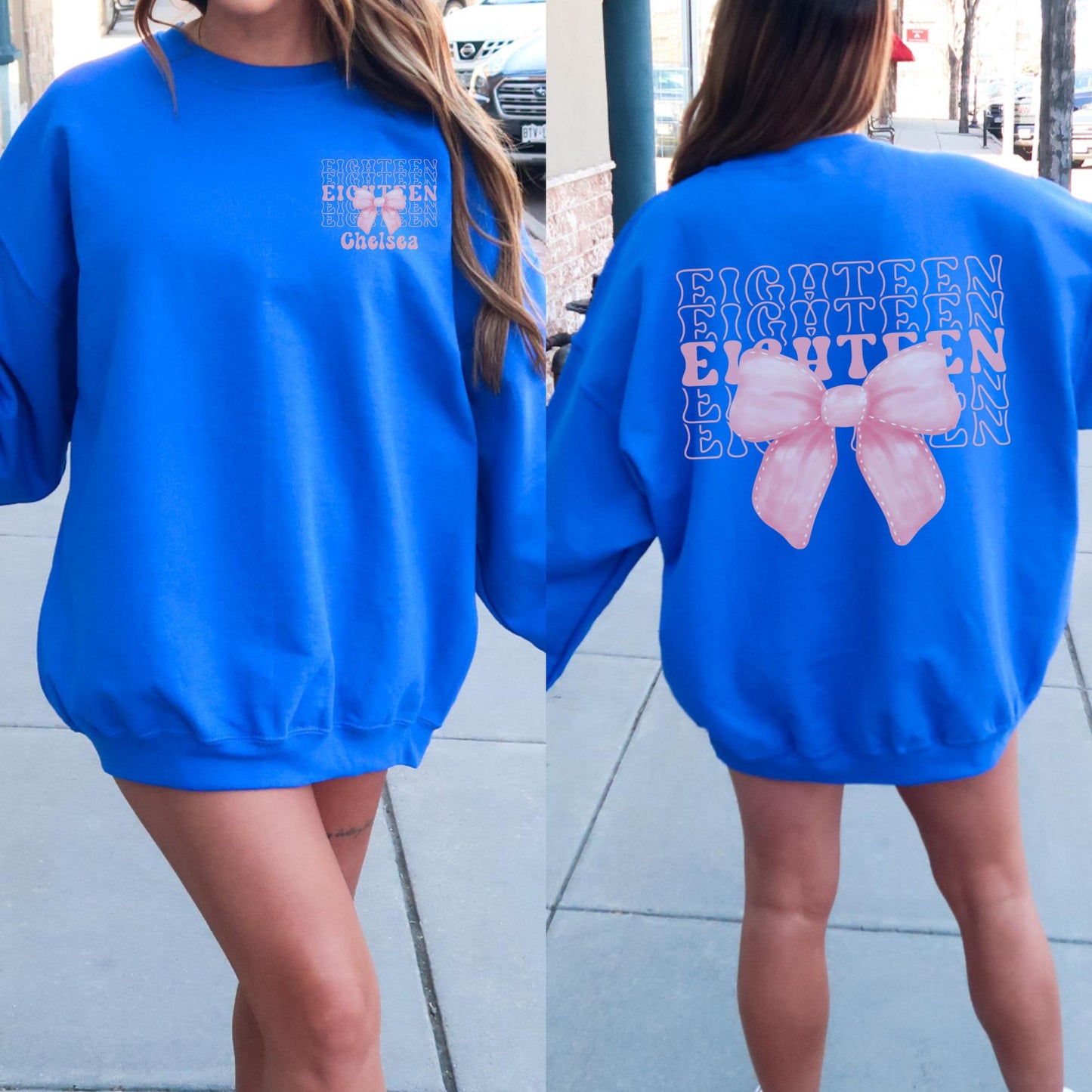 Personalized 18th Birthday Sweatshirt