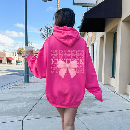 Personalized 15th Birthday Sweatshirt