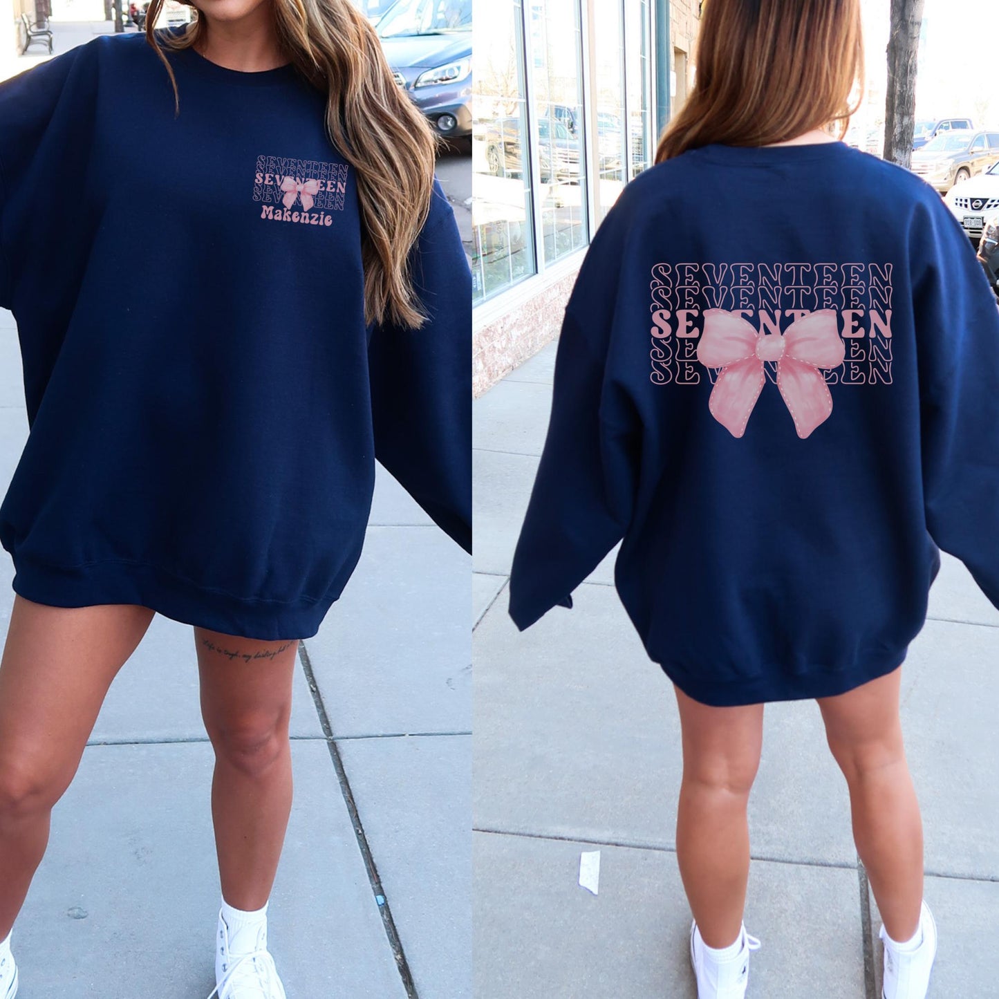 Personalized 17th Birthday Sweatshirt