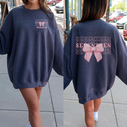 Personalized 17th Birthday Sweatshirt