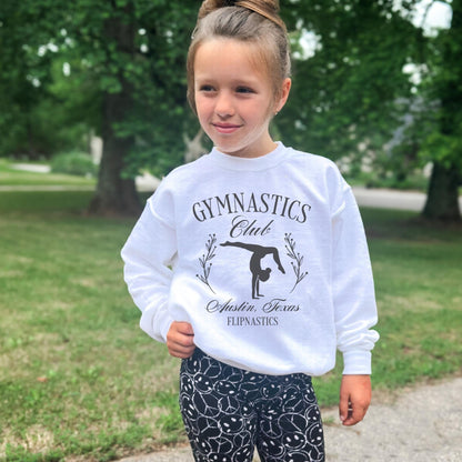 Personalized Gymnastics Social Club Sweatshirt