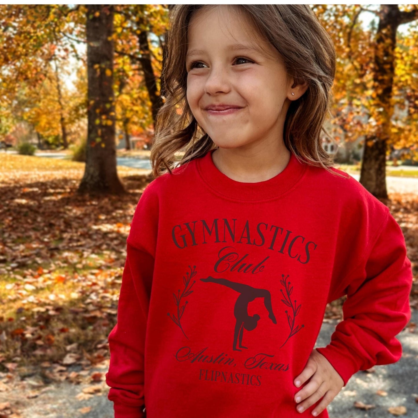 Personalized Gymnastics Social Club Sweatshirt