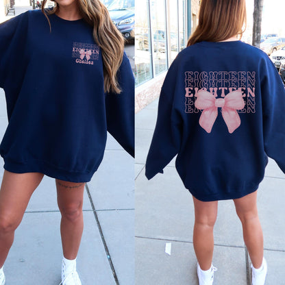 Personalized 18th Birthday Sweatshirt