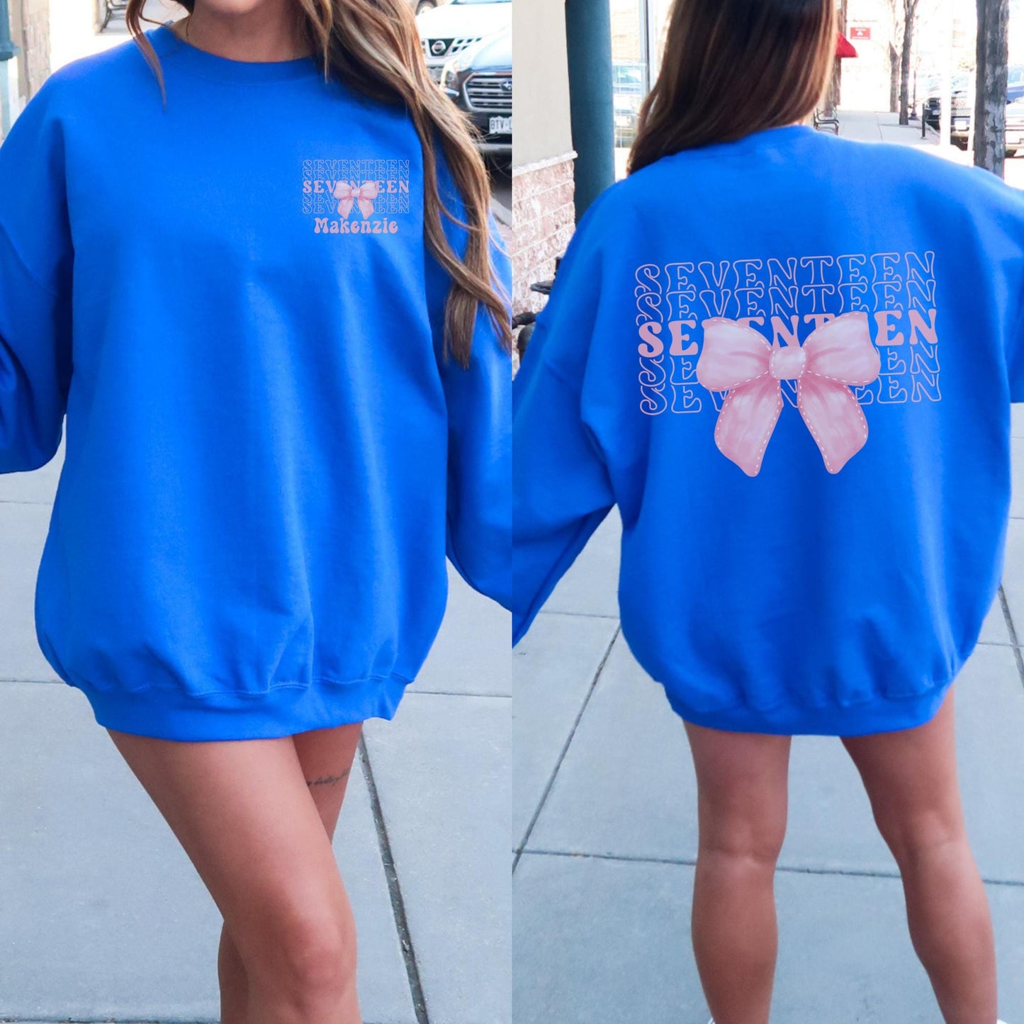 Personalized 17th Birthday Sweatshirt