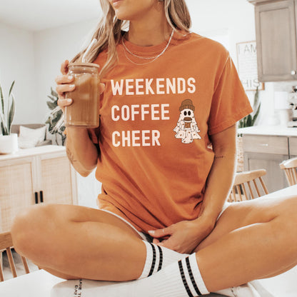 Weekends Coffee Cheer Shirt