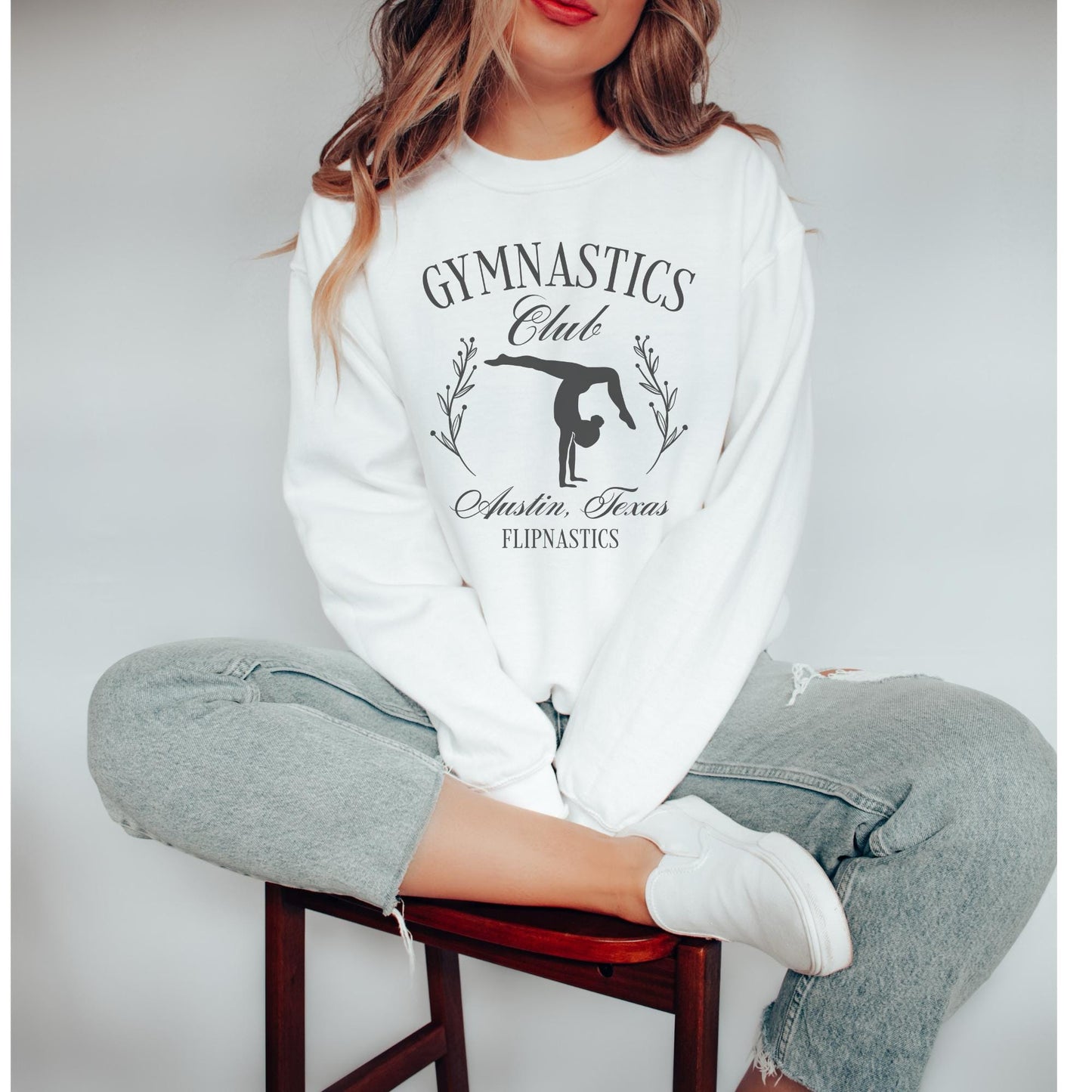 Personalized Gymnastics Social Club Sweatshirt