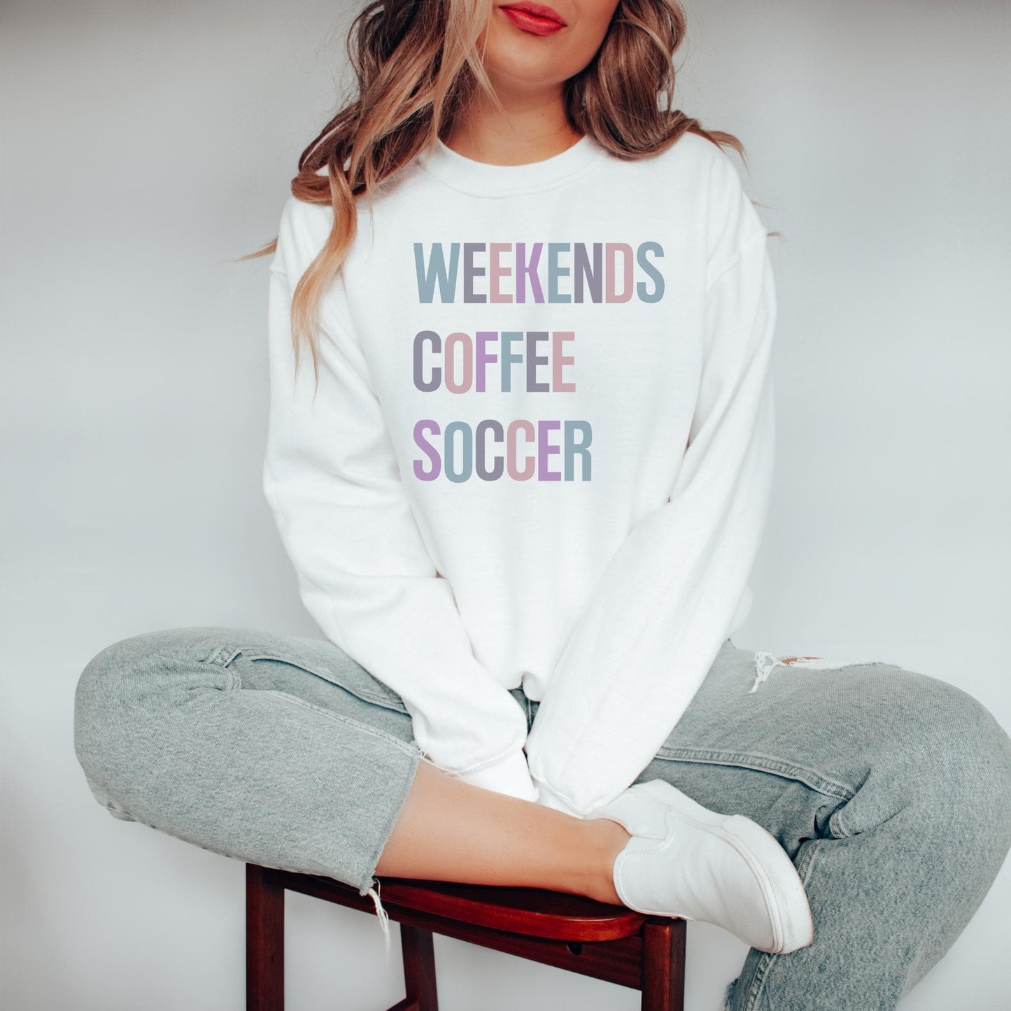 Weekends Coffee Soccer Sweatshirt