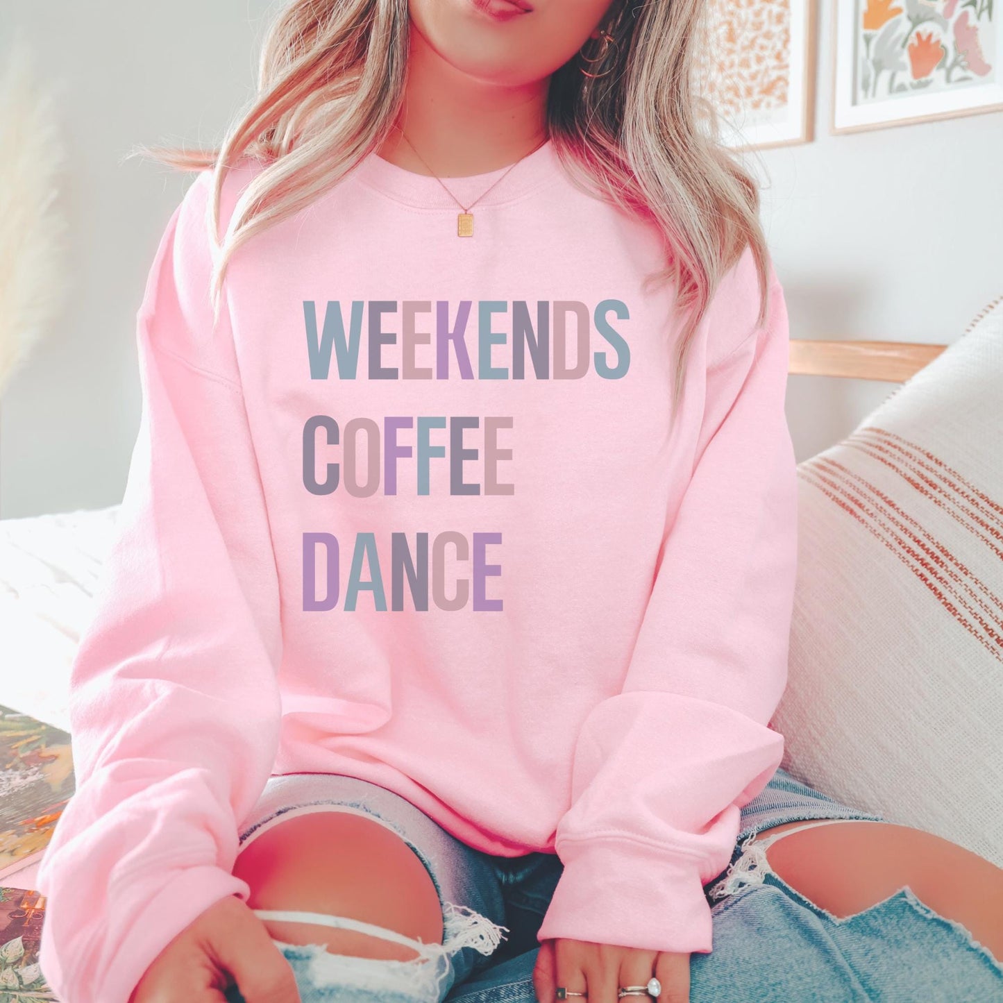 Weekends Coffee Dance Sweatshirt