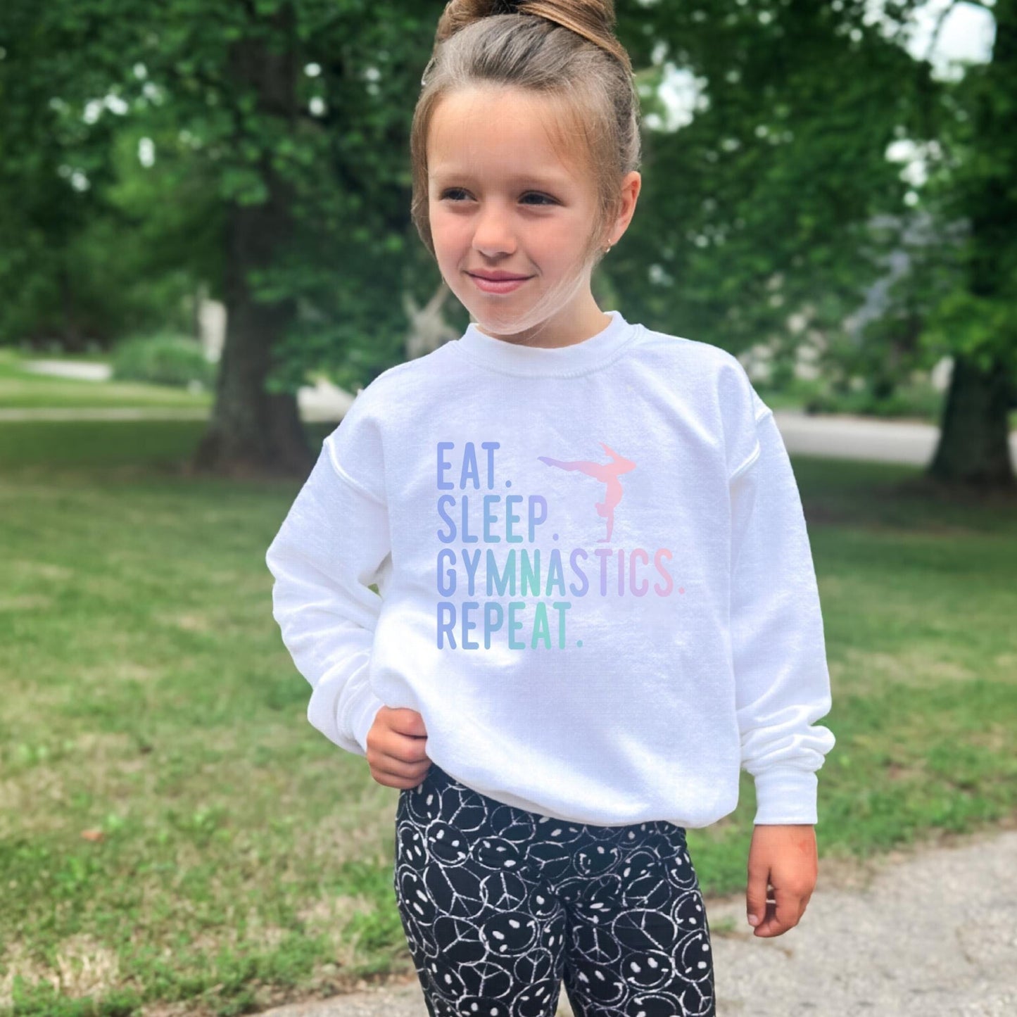 Eat Sleep Gymnastics Repeat Sweatshirt