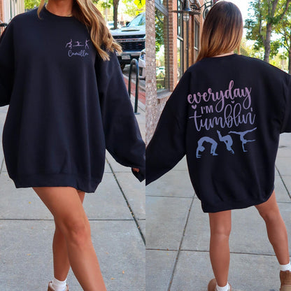 Personalized Tumbling Gymnastics Sweatshirt