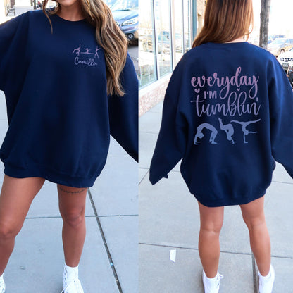 Personalized Tumbling Gymnastics Sweatshirt