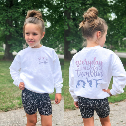 Personalized Tumbling Gymnastics Sweatshirt