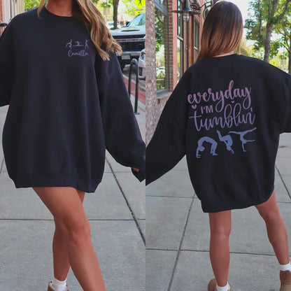 Personalized Tumbling Gymnastics Sweatshirt