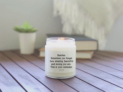 Personalized Candle For Friend