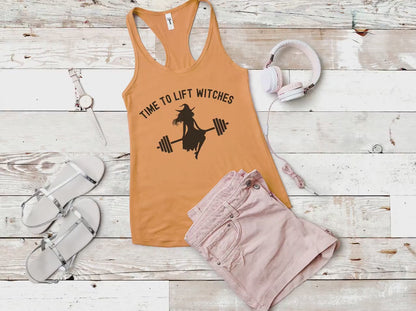 Time To Lift Witches Halloween Workout Tank Top