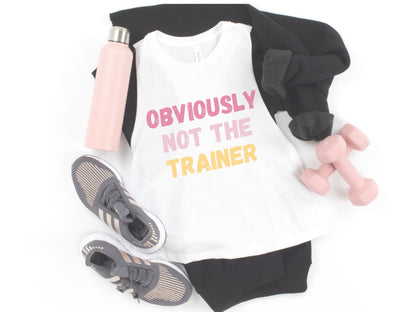 Obviously Not the Trainer Workout Crop Top