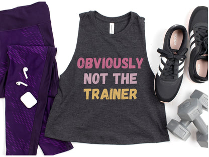 Obviously Not the Trainer Workout Crop Top