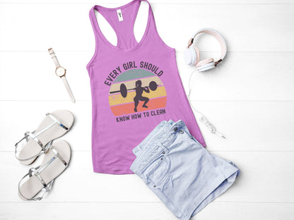 Every Girl Should Know How to Clean Workout Tank Top