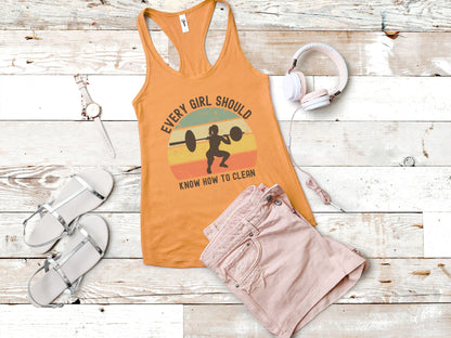 Every Girl Should Know How to Clean Workout Tank Top