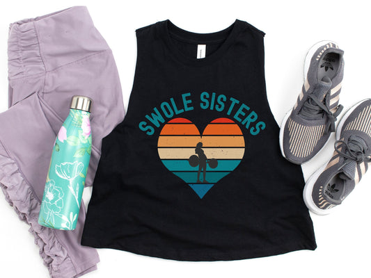 Swole Sisters Crop Tank Top