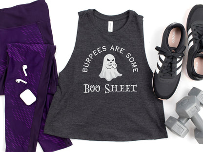 Burpees are Some Boo Sheet Funny Halloween Gym Top