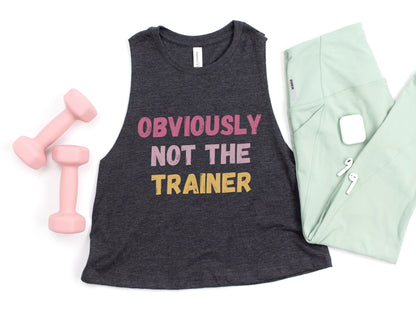 Obviously Not the Trainer Workout Crop Top