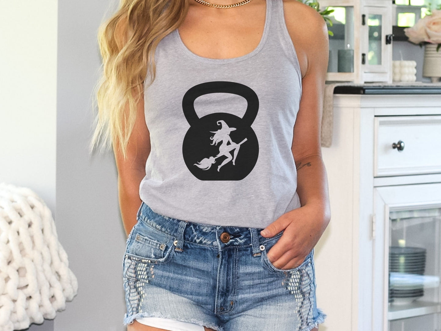 Witch Kettlebell Workout Tank Top