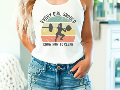 Every Girl Should Know How to Clean Workout Tank Top