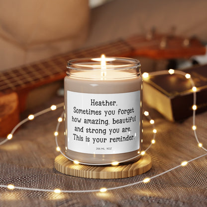 Personalized Candle For Friend