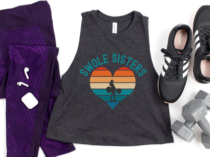 Swole Sisters Crop Tank Top