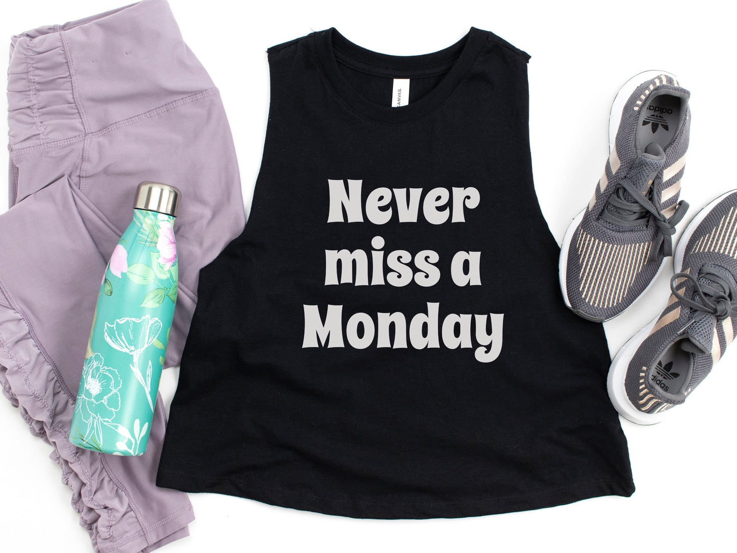 Never Miss a Monday Crop Tank Top