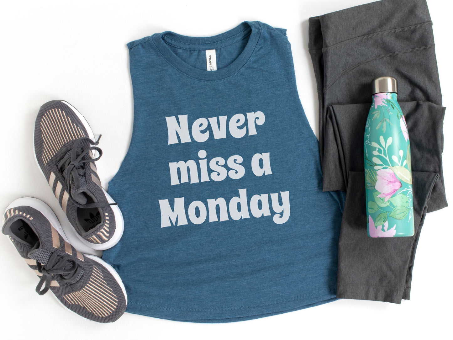 Never Miss a Monday Crop Tank Top