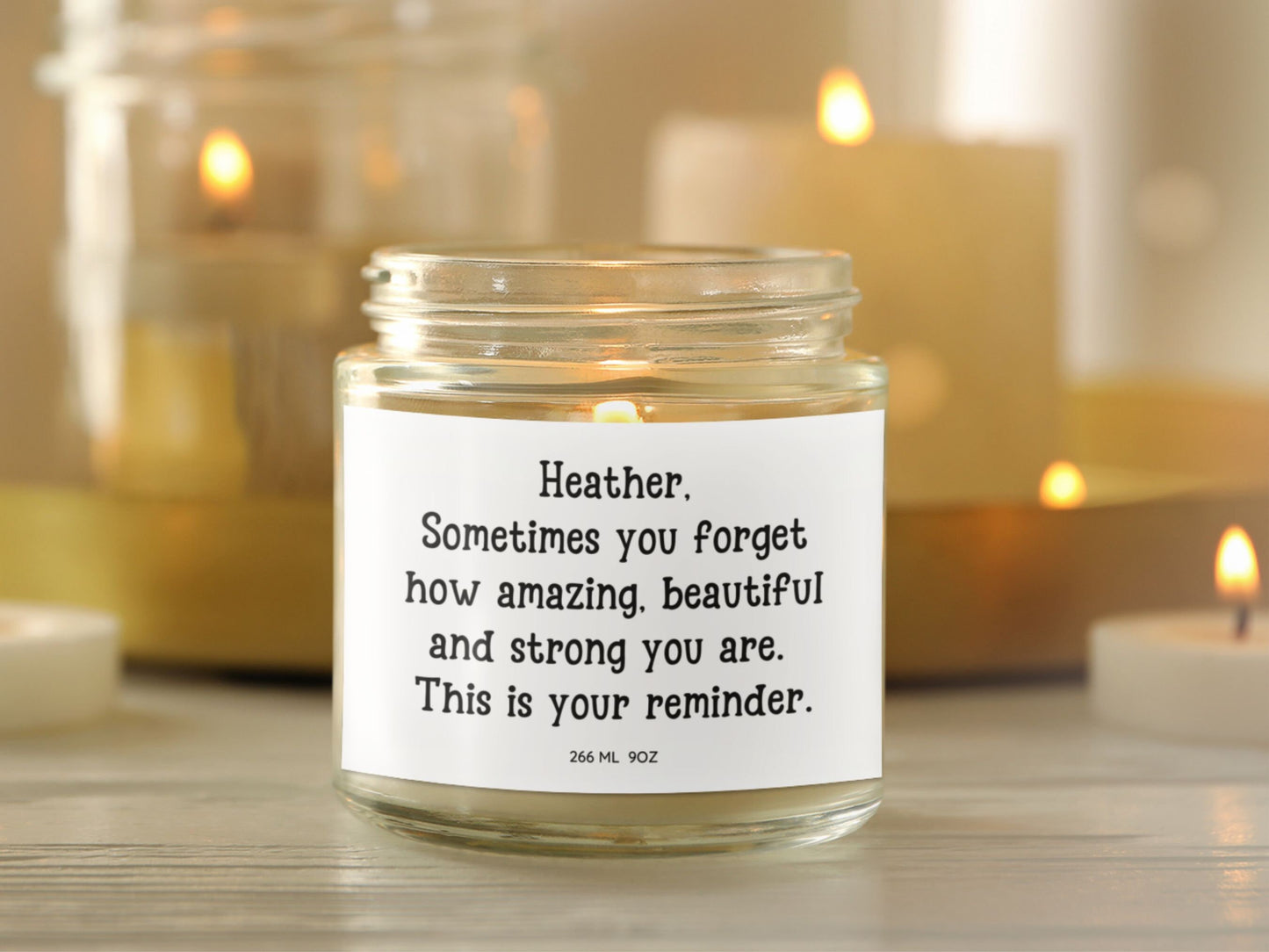 Personalized Candle For Friend
