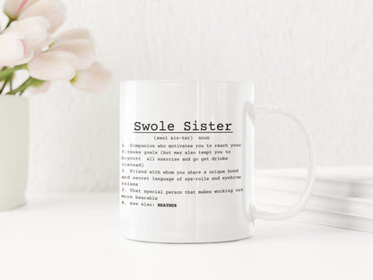 Personalized Swole Sister Mug