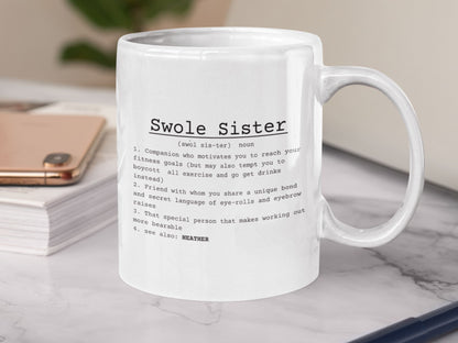 Personalized Swole Sister Mug