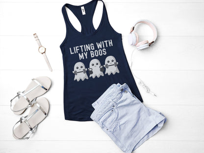 Lifting with my Boos Halloween Workout Tank Top