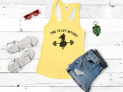 Time To Lift Witches Halloween Workout Tank Top