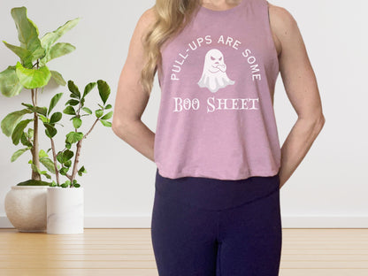 Personalized Boo Sheet Exercise Top