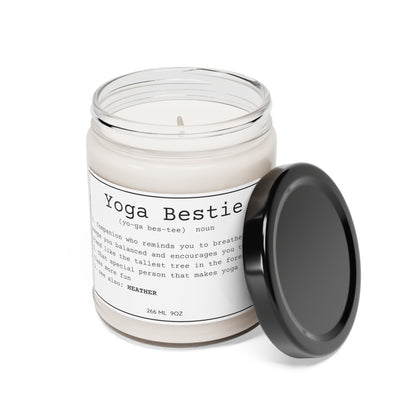 Personalized Yoga Bestie Candle