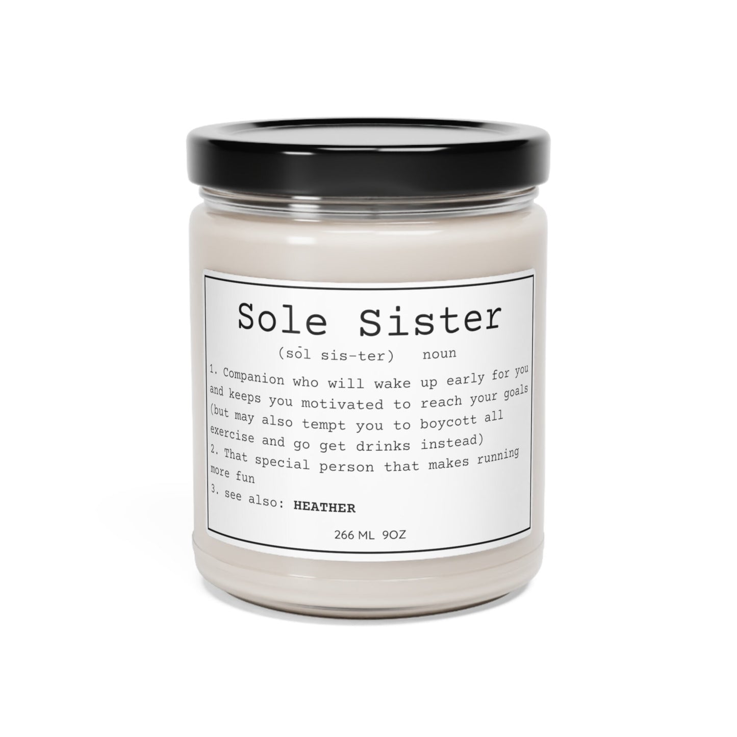 Personalized Sole Sister Candle