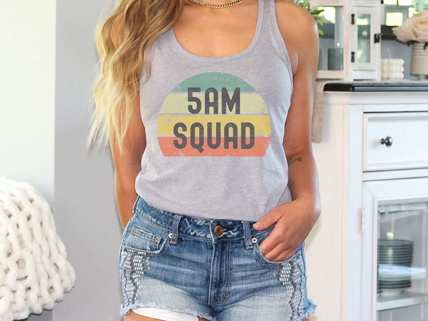 5am Squad Workout Tank Top