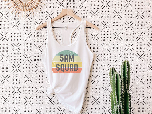 5am Squad Workout Tank Top