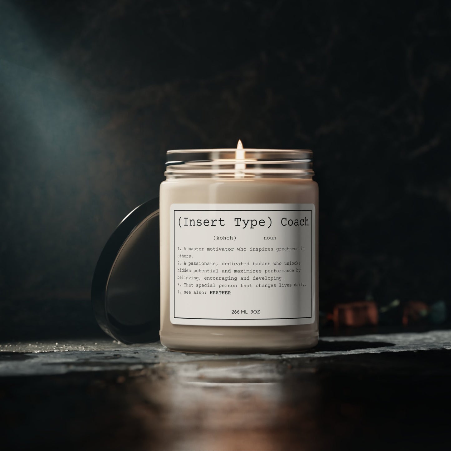 Custom Coach Definition Candle