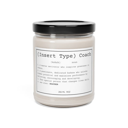 Custom Coach Definition Candle