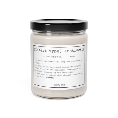 Custom Instructor Definition Candle